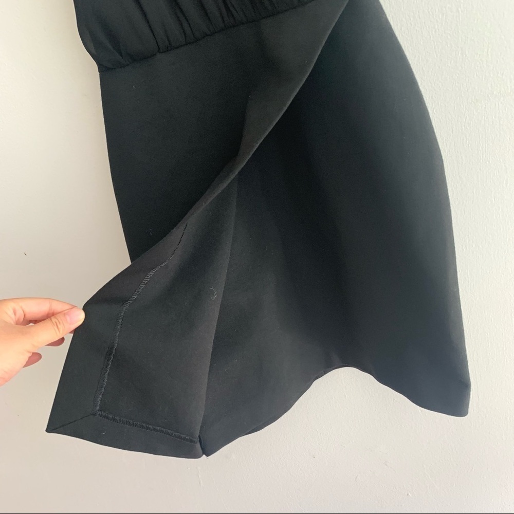 Bec & Bridge Black Sleeveless Wrap Mini Dress - Picture 4 of 8
